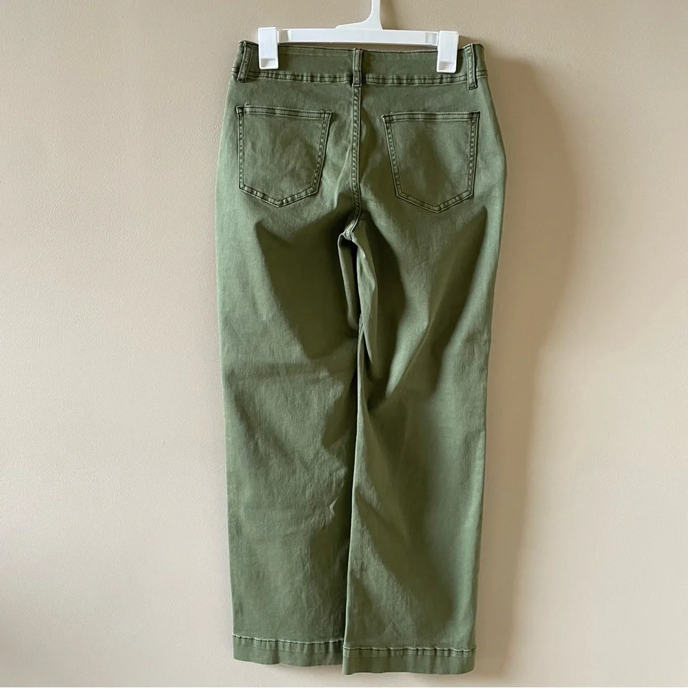 NWT Flamingals Green Wide Leg Pants Size S - Picture 4 of 5